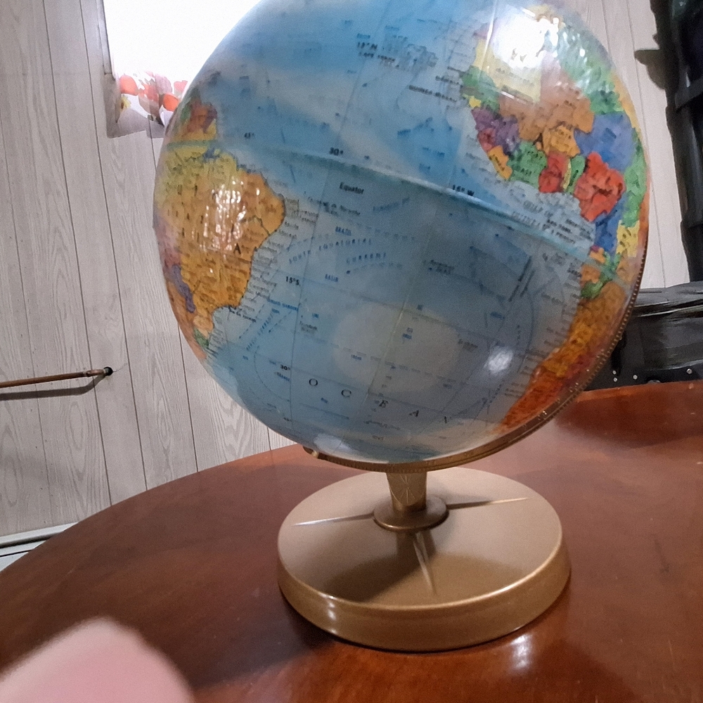 Replogle world globe map - Picture 5 of 5